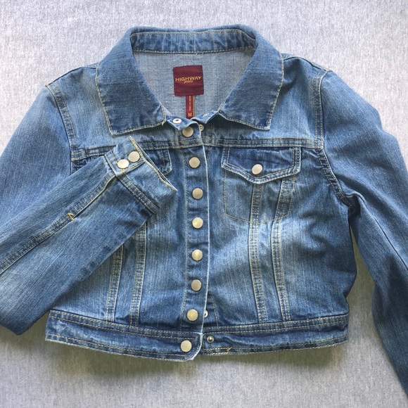 denim bolero jacket